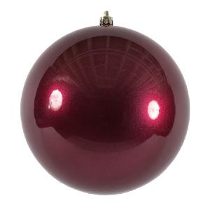 10" Berry Red Candy Ball Ornament Footlocker Cheap Online