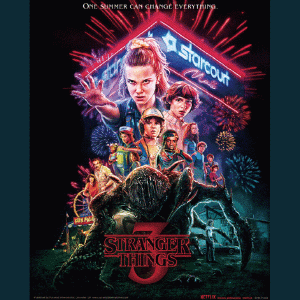 Stranger Things 3D Print Summer Of 85 Authentic Cheap Pice
