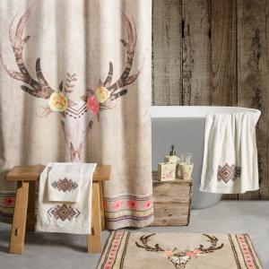 Desert Skull Bohemian 8PC Bathroom Set Discount Popular