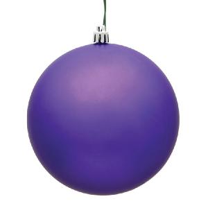 10" Purple Matte Ball Ornament Shop Offer Cheap Pice