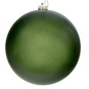 10" Juniper Green Candy Ball Ornament Clearance Fast Delivery