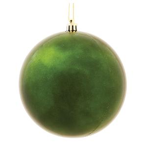 10" Moss Green Shiny Ball Ornament Wholesale Pice Cheap Pice
