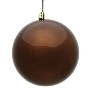 10" Mocha Candy Ball Ornament Cheap Affordable