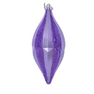 10" Lavender Candy Glitter Shuttle Ornaments 2 Per Bag Eastbay Cheap Online