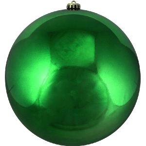 10" Green Shatterproof Shiny Ball Christmas Ornament Cheap Sale Outlet Store