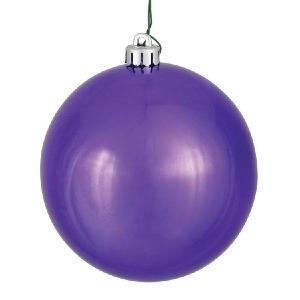 10" Plum Shiny Ball Ornament Sale Popular