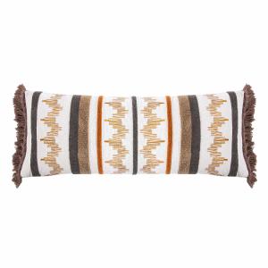 Aria Embroidery Lumbar Pillow Outlet Where Can You Find