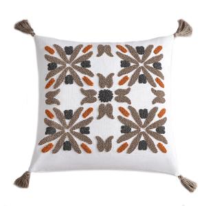 Abbie Crewel Embroidery Pillow Enjoy Cheap Online