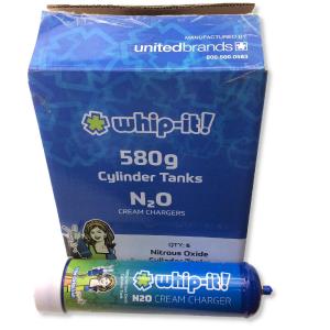 Whip-It 0.95L Nitrous Oxide N2O 580g Cream Charger Tank (1 Tank) [FOOD PURPOSES ONLY] Discount Latest Collections