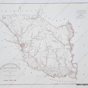 Richland District, South Carolina - Reproduction Map Discount For Cheap