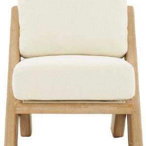 Vivien Wood Frame Boucle Accent Chair | Safavieh Couture - SFV5090 Outlet Largest Supplier