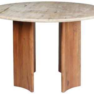 Trinsly Travertine Top Dining Table | Safavieh Couture - SFV5752 Buy Cheap Latest