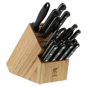 Twin Gourmet Eighteen-Piece Knife Block Set Clearance Perfect