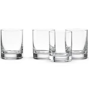 Tuscany Classics Cylinder Double Old Fashioned Glasses Set of 4 Free Shipping Big Discount