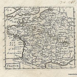 1688 - France - Antique Map Clearance For Cheap