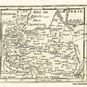 1725 - Perse (Persia) - Antique Map Outlet New
