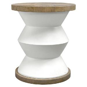 Spool Geometric Side Table Free Shipping Shop