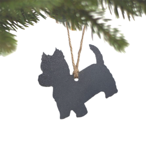 Westie Ornament made of recycled steel Outlet 100% Authentic