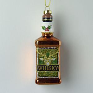 Whisky Bottle Glass Ornament Shop For Sale