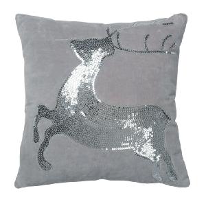 Sparkling Deer 18" x 18" Throw Pillow with Insert Cheap View