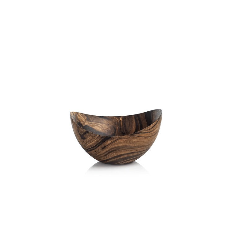 Vinceta Marbleized Eclipse Mango Wood Bowl Largest Supplier For Sale