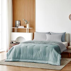 [2nd Version] Daily Tencel Modal Comforter Set - Blue Grey Amazing Pice