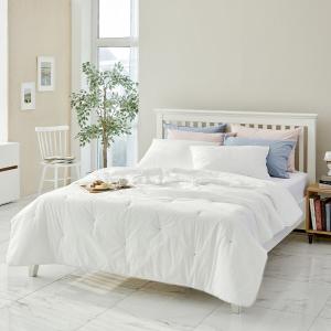 [7th Restock] High-Dense Cotton Comforter Set in White Free Shipping Real