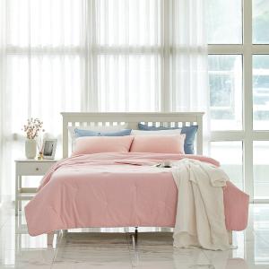 [7th Restock] High-Dense Cotton Comforter Set in Light Pink Outlet Websites
