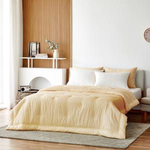 [2nd Version] Daily Tencel Modal Comforter Set - Light Yellow Free Shipping Shop