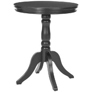 Vivienne Round Top Side Table - Black Latest