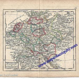 1761 - Empire of Germany - Antique Map Buy Cheap Visit