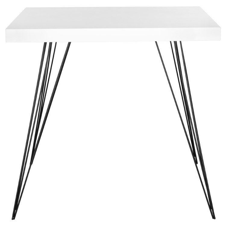 Wolcott Dining Table - White/Black Free Shipping Original