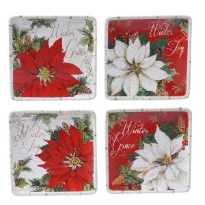 Winters Garden Canape Plates Set of 4 Sale Outlet