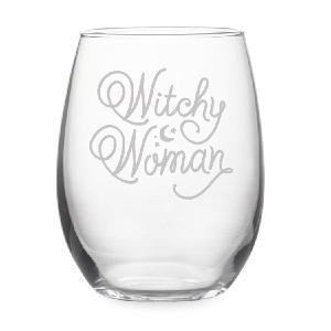 Witchy Woman Stemless Wine Glass and Gift Box Sale Recommend