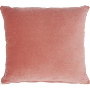 Solid Velvet Blush 16" x 16" Throw Pillow Low Pice Fee Shipping Sale Online
