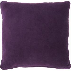 Solid Velvet Purple 16" x 16" Throw Pillow Order