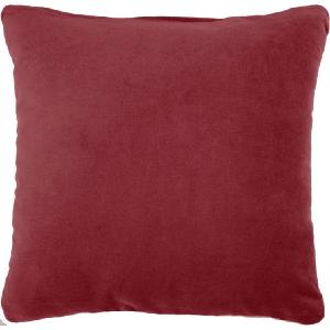 Solid Velvet Red 16" x 16" Throw Pillow Clearance Online Amazon
