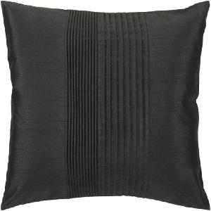Solid Pleated 18" x 18" Pillow with Insert Amazon Sale Online
