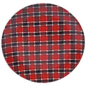 Watercolor Snowman 13" Round Platter Free Shipping Largest Supplier