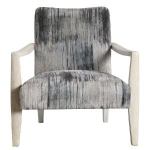 Watercolor Gray Chenille Accent Chair Sale Release Dates