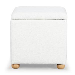 Becka Square Boucle Storage Ottoman | Safavieh Couture - SFV6101 Discount For Sale