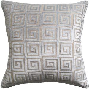 Athenee Gray Greek Key Pillow Cheap Pice Original