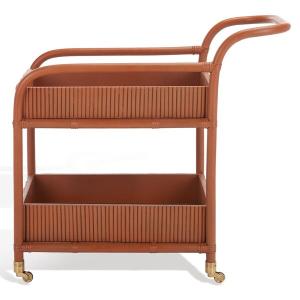 Barnette Rattan Pole Barcart | Safavieh Couture - CWK2006 Cheap Official