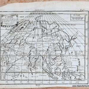 1759 - Asia - L'Asie - Antique Map Cheap Sale Huge Surprise