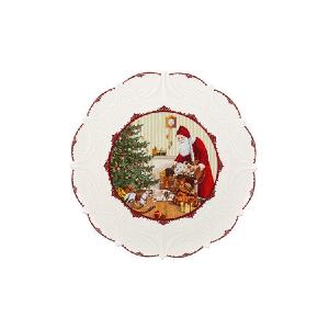 Toys Fantasy Santa Brings Gifts Large Pastry Plate Cheap Online