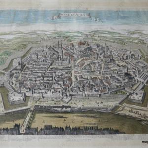 1730 - Vienne en Autriche - Antique Map Under 70 Dollars