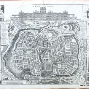 1744 - Ierusalem (Jerusalem) - Antique Map Cheap Big Sale