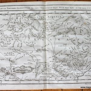 1749 - Partial Russia, Mongolia, China - Carte de La Tartarie Occidentale - Antique Map New Arrival Cheap Pice