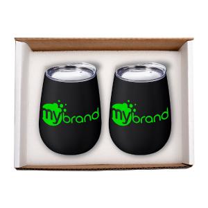 # Duo Vacuum Stemless Wine Tumbler Gift Set Ebay