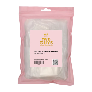 2Guys Nail Tips - No C-curve Coffin 2XL (Bag of 500) Many Kinds Of Cheap Pice